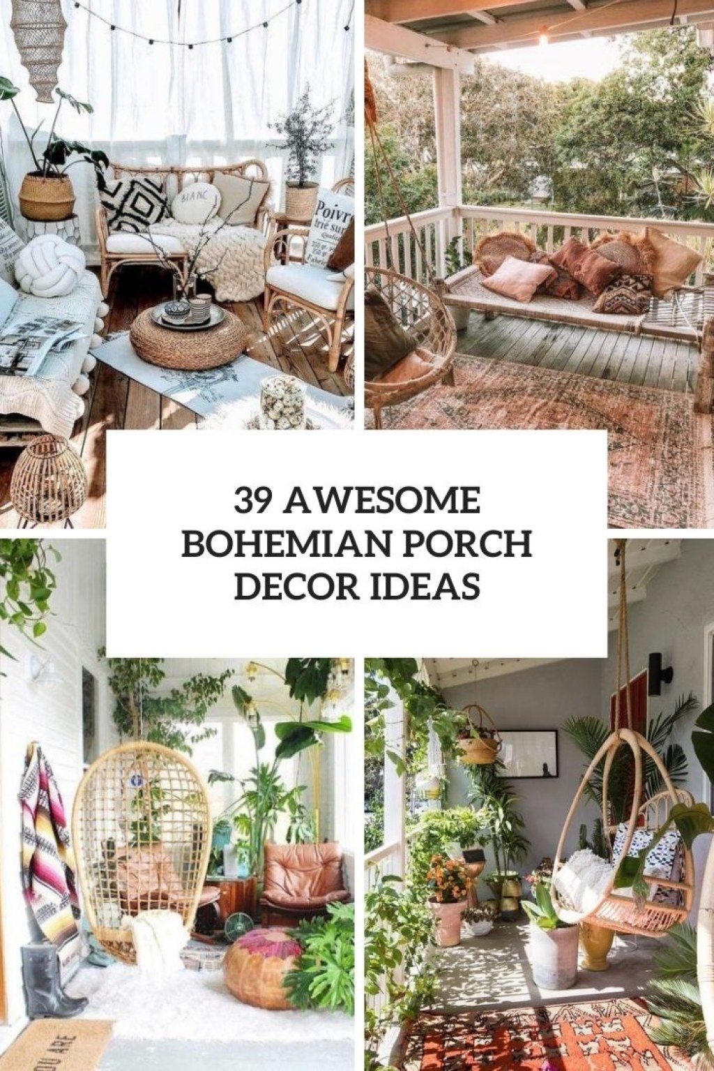 Picture of: Awesome Bohemian Porch Décor Ideas – DigsDigs