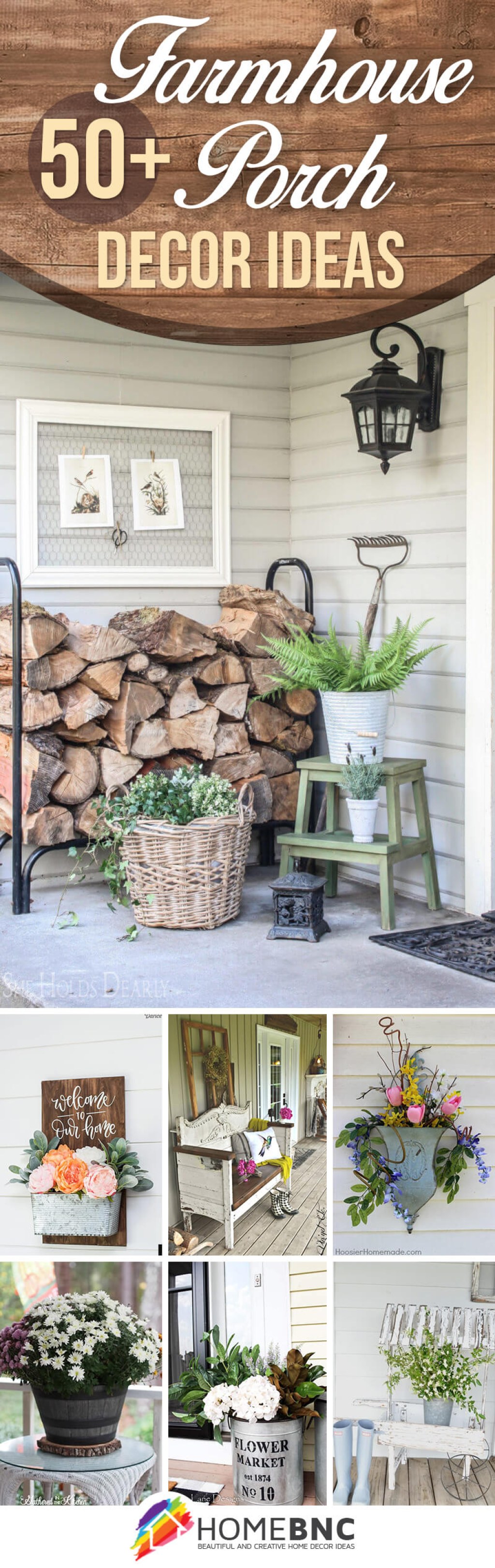 Picture of: + Best Rustic Farmhouse Porch Decor Ideas and Designs for