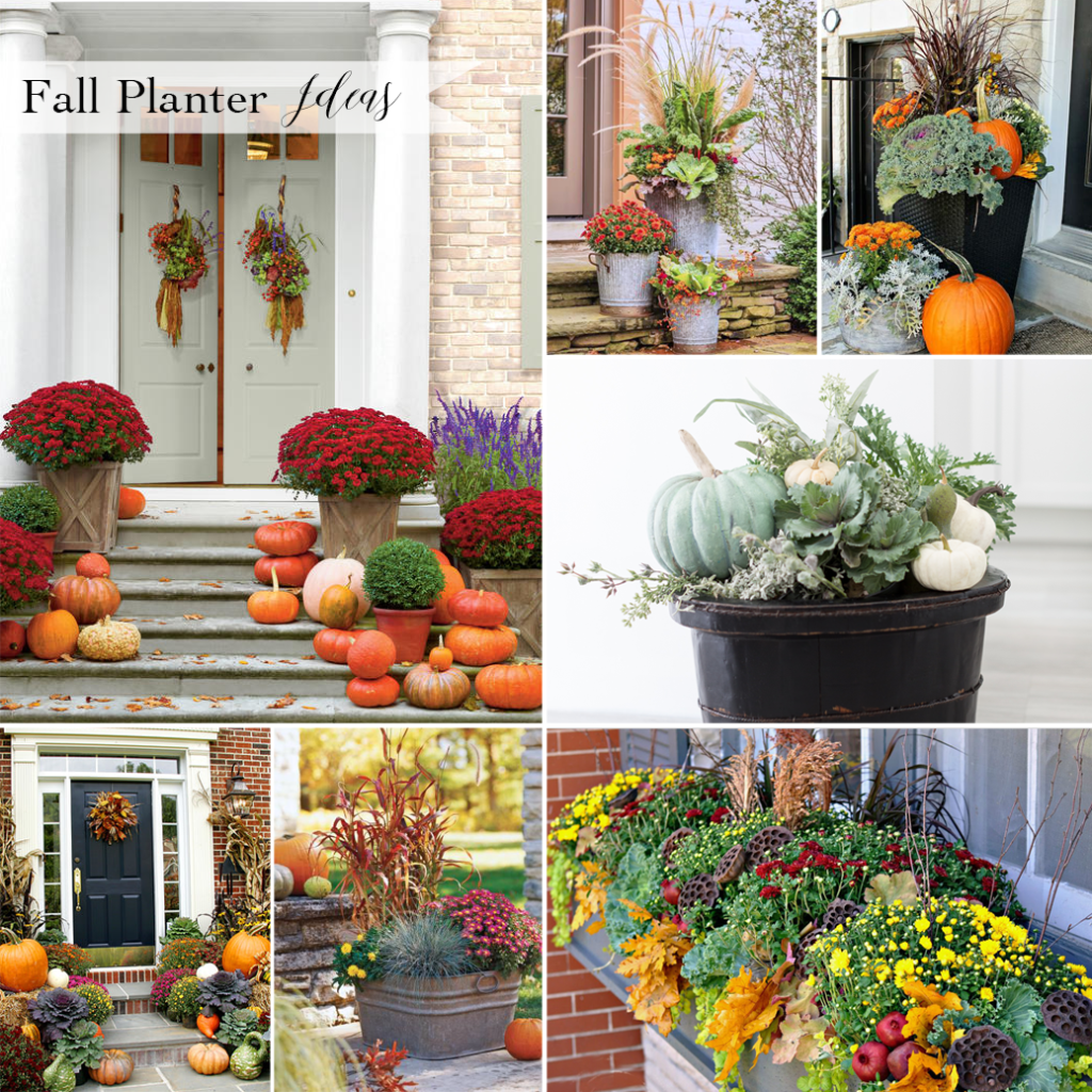 Picture of: Celebrate Fall with these Beautiful Autumn Planter Decor Ideas for