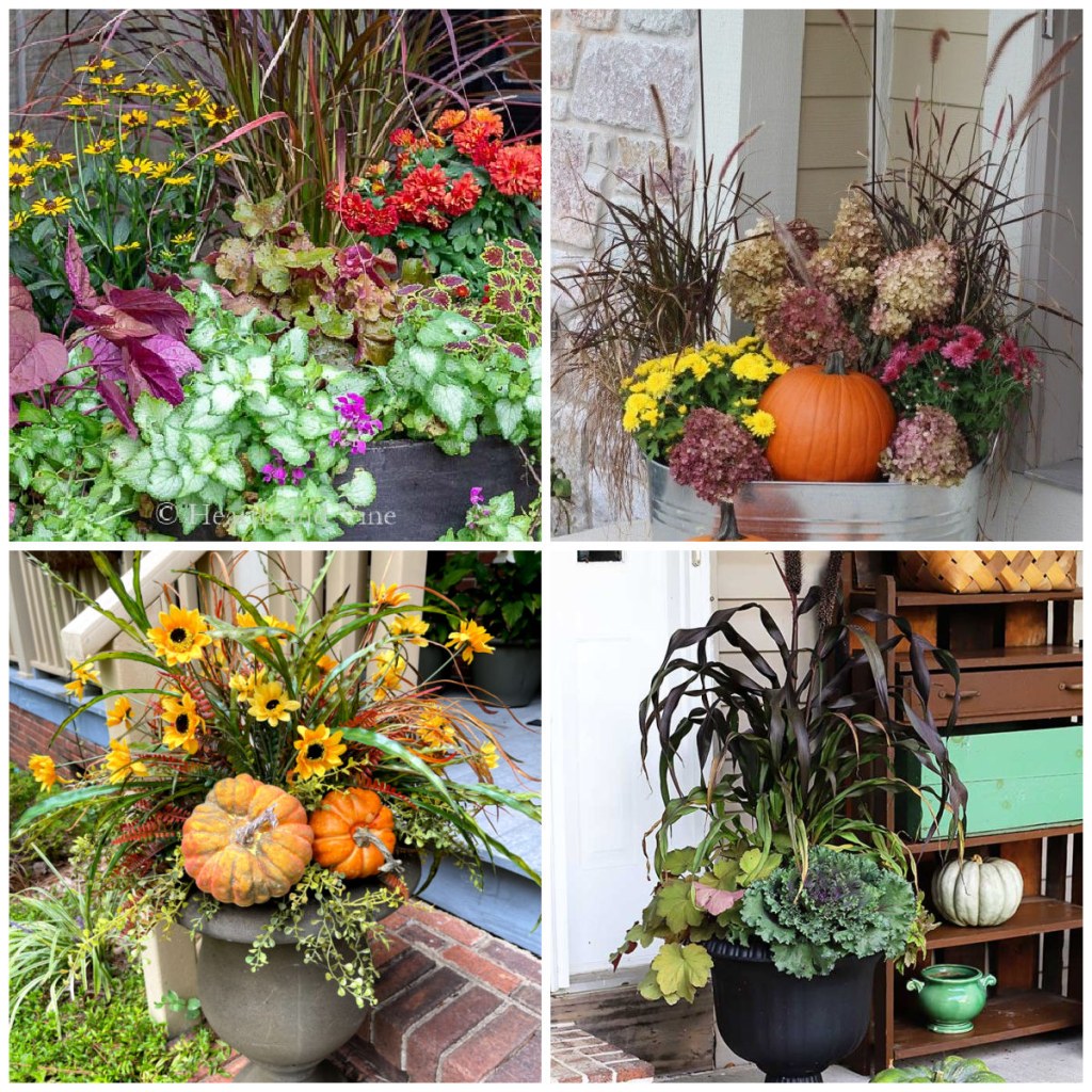 Picture of: Fabulous Front Porch Fall Planter Ideas