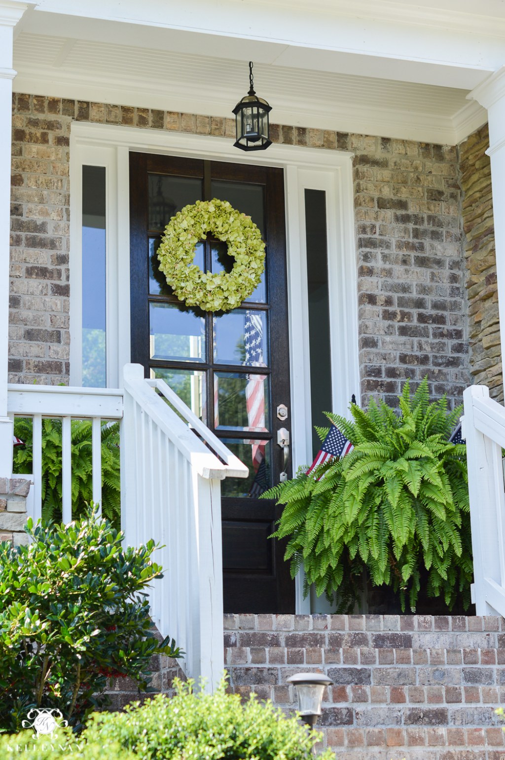 Picture of: Front Porch Throughout the Seasons and Why Ferns in Urns are the