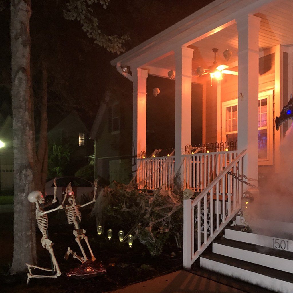 Picture of: How to Create a Scary Halloween Porch – The Home Depot