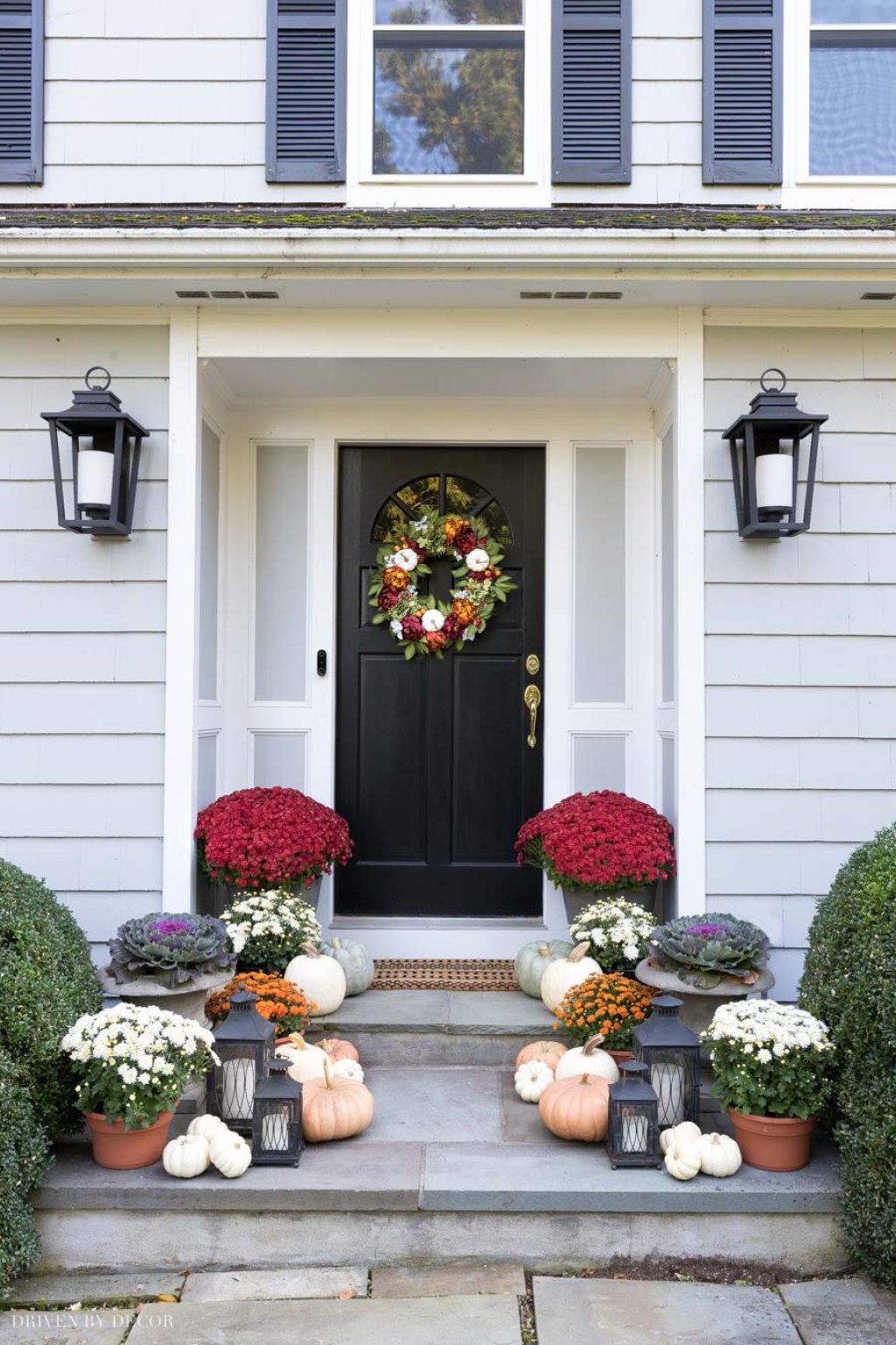 Picture of: My Fall Front Porch – Driven by Decor