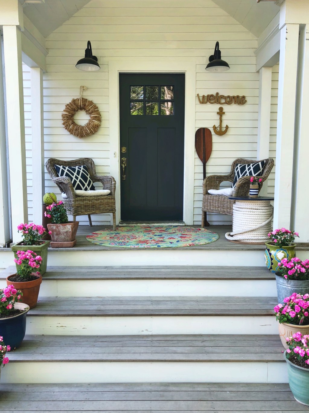 Picture of: My Front Porch at the Beach House – Gratefully Vintage