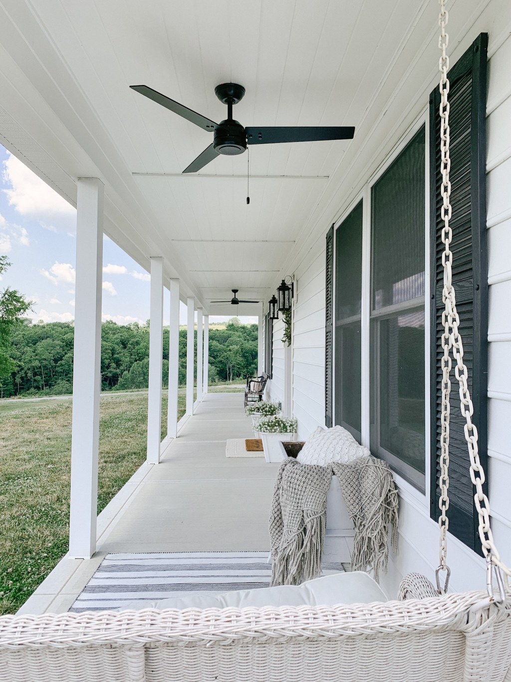 Picture of: Painted Front Porch – Sarah Jane Christy Building Our Home