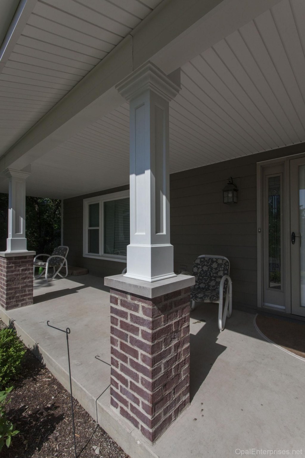 Picture of: Pin by Karen on House idea  Exterior brick, Front porch design