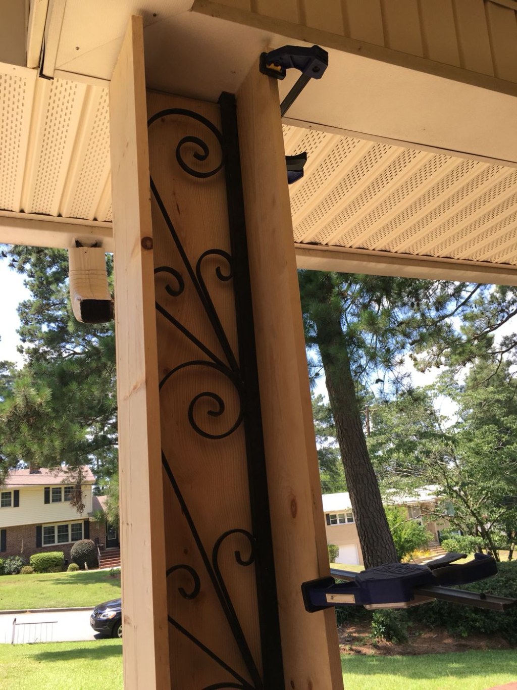 Picture of: Pin by Steven Vincent on Front porch column makeover  Home