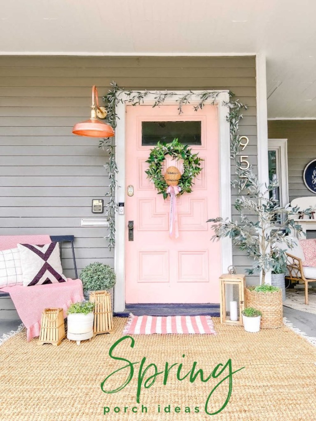 Picture of: Spring Cottage Porch Decorating Ideas