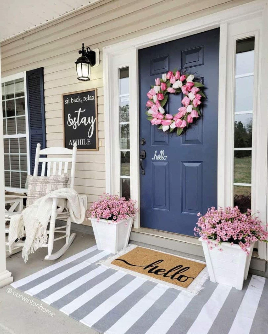 Picture of: Super-Creative Ideas To Bring Spring Vibes To Your Farmhouse Porch