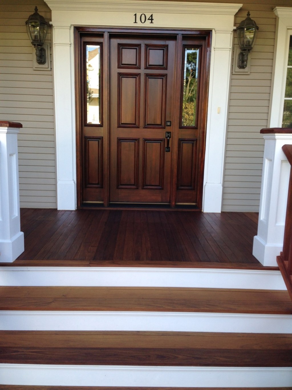 Picture of: The Refinishing of an Ipe Wood Front Porch Floor  Painting In